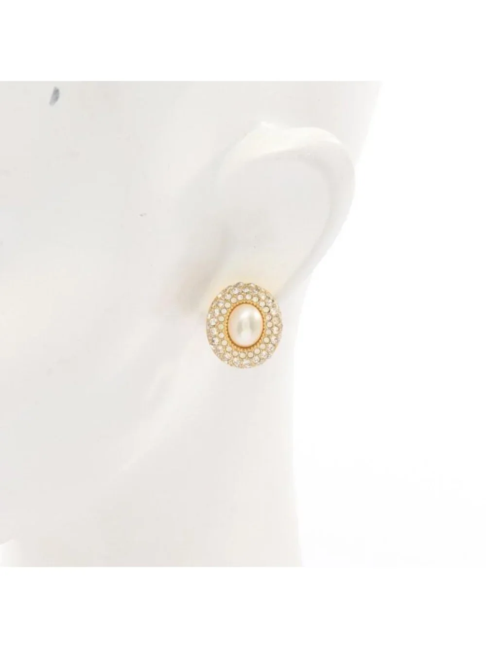 Dior Earrings Pearl Gold - Picture 5 of 8